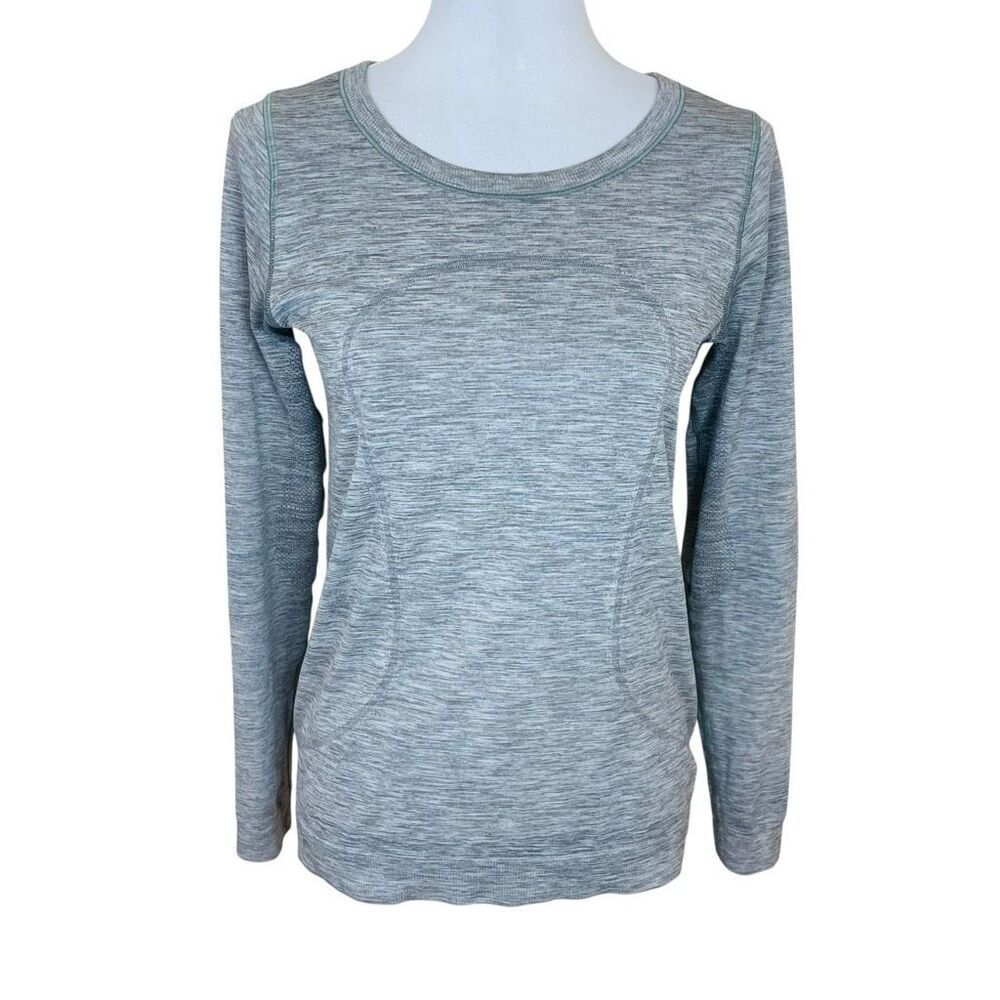 Lululemon Swiftly Tech Long Sleeve T-Shirt Heathered Gray Size 6
